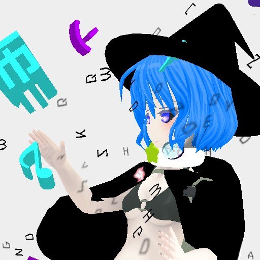 バーチャルな曲でニコ生タイピング